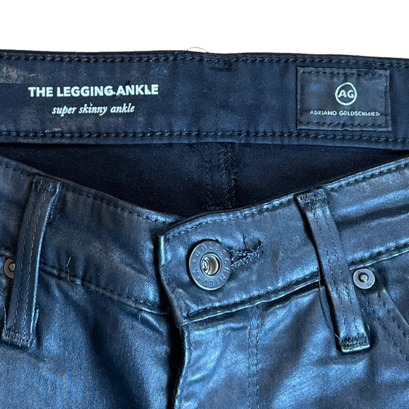 AG Leatherette The Legging Super Skinny Ankle Jeans - Picture 6 of 16